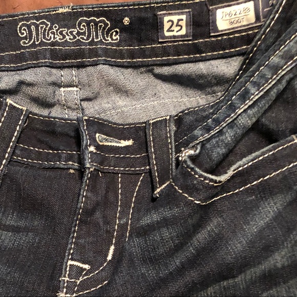 Miss Me Jeans size 25 - BEAUTIFUL POCKETS - Picture 4 of 6